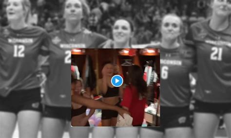 wisconsin volleyball team scandal video|UW